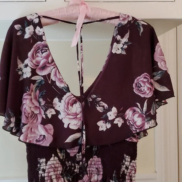 Charlotte Russe Floral Crop Top - Size Medium - Picture 5 of 6